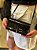 SCHUTZ BOLSA PEQUENA CROCO TIRACOLO PRETA - Imagem 1
