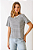 BLUSA LISTRADA CANES CINZA - Imagem 1