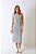 VESTIDO REGATA CANELADO MIDI ITACARÉ CINZA - Imagem 2