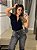 BODY TRANSPASSADO MALHA PRETO - Imagem 1