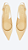 SCHUTZ SAPATO SCARPIN CURVE HEELS COURO E VINIL BEGE - Imagem 5