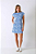VESTIDO CURTO REGATA ESTAMPADO AZUL - Imagem 1