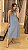 VESTIDO MIDI REGATA LISTRADO AZUL - Imagem 1