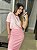 BLUSA LISTRADA MC ROSA - Imagem 1