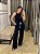 CONJUNTO LISTRAS BETTY REGATA E CALÇA PRETO - Imagem 1