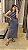 VESTIDO MIDI LISTRADO MARINHO - Imagem 1