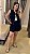 CONJUNTO VISCOSE COLETE E SHORTS PRETO - Imagem 1