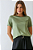 BLUSA SOPHISTIQUE COM DECOTE REBATIDO VERDE CLARO - Imagem 1