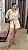 CONJUNTO GALLARDO CAMISA E SHORTS CREME - Imagem 1
