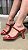LUIZA BARCELOS MULE DE SALTO FLARE ALTO VERMELHO - Imagem 1