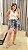 SHORTS BOX VOIL BANDANA MARINHO - Imagem 1