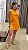 CONJUNTO LISIEUX REGATA E SHORTS-SAIA LARANJA - Imagem 1