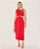VESTIDO MIDI FLUIDO MILENA VERMELHO - Imagem 1