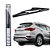 Palheta Traseira Limpador 13" Hyundai Santa Fe 2013 a 2022 - Imagem 1