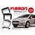 Moldura Painel 2 Din Fiat Punto 2008 a 2012 Prata Fiamon - Imagem 1