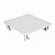 Arandela Quadrada Som Branca Plástica 120w Sem Borda 6" - Imagem 1