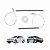 Kit Reparo Maquina Vidro Elétrico Gol G5 Voyage G5 4ts Traseiro - Imagem 1