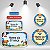 Kit de Etiquetas Escolares – Patrulha Animal - Imagem 1