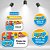 Kit de Etiquetas Escolares – Skate - Imagem 1