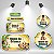 Kit de Etiquetas Escolares – Capoeira Kids - Imagem 1