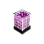 Central Dices - D6 12mm - Violeta e Branco - Translúcido (36 Dados) - Imagem 1
