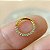 PIERCING TITÂNIO GOLD ARGOLA ZIRCÔNIA SEGMENTO ARTICULADO SEPTO 8MM PARA PERFURAÇÃO⭐️ - Imagem 2