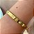 PULSEIRA DESENHO ZIRCÔNIA DOURADO AÇO 316L⭐️ - Imagem 1