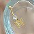 PIERCING UMBIGO HASTE AÇO 316L BORBOLETA ZIRCÔNIAS 10MM FOLHEADO A OURO 18K SEMIJOIA PARA ATUALIZAÇÃO⭐️ - Imagem 1