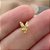 PIERCING TRÁGUS / CARTILAGEM AÇO 316L COELHINHO ZIRCÔNIAS 6MM FOLHEADO A OURO 18K SEMIJOIA PARA ATUALIZAÇÃO⭐️ - Imagem 3
