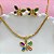 COLAR E BRINCO KIT INFANTIL BORBOLETA COLOR CANDY FOLHEADO A OURO 18K⭐ - Imagem 2