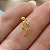 PIERCING CARTILAGEM FLOR COMPLETA ZIRCÔNIAS 6MM HASTE AÇO 316L FOLHEADO A OURO 18K SEMIJOIA PARA ATUALIZAÇÃO⭐️ - Imagem 3