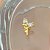 PIERCING CARTILAGEM FADA ZIRCÔNIAS 6MM HASTE AÇO 316L FOLHEADO A OURO 18K SEMIJOIA PARA ATUALIZAÇÃO⭐️ - Imagem 1