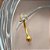 PIERCING ÍNTIMO TRIÂNGULO ZIRCÔNIA 8MM AÇO 316L FOLHEADO A OURO 18K SEMIJOIA PARA ATUALIZAÇÃO⭐️ - Imagem 2