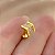 PIERCING TRÁGUS / CARTILAGEM QUADRADO ZIRCÔNIAS 6MM HASTE AÇO 316L FOLHEADO A OURO 18K SEMIJOIA PARA ATUALIZAÇÃO⭐️ - Imagem 2
