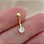 PIERCING ÍNTIMO BOLINHA DELICADA ZIRCÔNIA 8MM AÇO 316L FOLHEADO A OURO 18K SEMIJOIA PARA ATUALIZAÇÃO⭐️ - Imagem 1