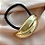 ELÁSTICO HAIR CUFF ENTRELAÇADO DOURADO - Imagem 1