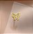 PIERCING CARTILAGEM BORBOLETA ZIRCÔNIAS 6MM HASTE AÇO 316L FOLHEADO A OURO 18K SEMIJOIA PARA ATUALIZAÇÃO⭐️ - Imagem 1
