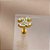 PIERCING CARTILAGEM INSPIRATION 6MM HASTE AÇO 316L FOLHEADO A OURO 18K SEMIJOIA PARA ATUALIZAÇÃO⭐️ - Imagem 1