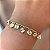 PULSEIRA FIO PLAQUINHAS ONDULADAS FOLHEADO A OURO 18K ⭐️ - Imagem 1