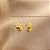 BRINCO ESTRELA TARRAXA BABY FOLHEADO A OURO 18K⭐ - Imagem 3