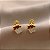 BRINCO CUPCAKE TARRAXA BABY FOLHEADO A OURO 18K⭐ - Imagem 1