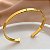 PULSEIRA ARO FIO ACHATADO LISO FOLHEADO A OURO 18K⭐️ - Imagem 1