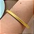 PULSEIRA ARO FIO ACHATADO TEXTURIZADO FOLHEADO A OURO 18K⭐️ - Imagem 1