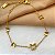 PULSEIRA BORBOLETAS LISAS E VAZADA DOURADO AÇO 316L⭐️ - Imagem 1