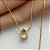 COLAR PINGENTE GOTA FOLHEADO A OURO 18K⭐️ - Imagem 1