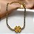 PULSEIRA FIO ZIRCÔNIAS TREVO LISO DOURADO AÇO 316L⭐️ - Imagem 3