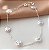 PULSEIRA PÉROLAS ACHATADAS P FOLHEADO A PRATA⭐️ - Imagem 3