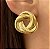 BRINCO ENTRELAÇADO DOURADO AÇO 316L⭐️ - Imagem 1