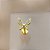 PIERCING CARTILAGEM/TRÁGUS HASTE AÇO 316L BORBOLETA CRAVEJADA EM ZIRCÔNIAS 6MM FOLHEADO A OURO 18K SEMIJOIA PARA ATUALIZAÇÃO⭐️ - Imagem 1