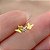 PIERCING CARTILAGEM/TRÁGUS BORBOLETAS LISAS E ZIRCÔNIAS 6MM HASTE AÇO 316L FOLHEADO A OURO 18K SEMIJOIA PARA ATUALIZAÇÃO⭐️ - Imagem 1